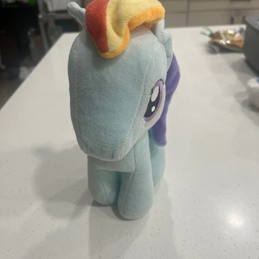 My Little Pony Rainbow Dash Plush Toy Blue Rainbow Mane‎ Tail